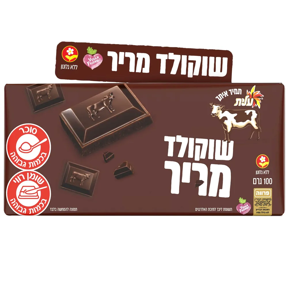 שוקולד פרה מריר 100ג'