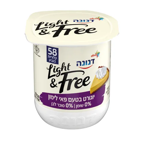 דנונה לייט אנד פרי פאי לימון 150 גרם