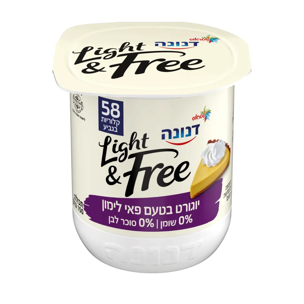 דנונה לייט אנד פרי פאי לימון 150 גרם