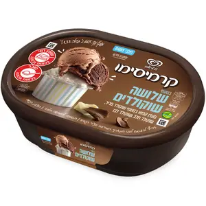 קרמיסימו שלושה שוקולדים 1.33 ליטר