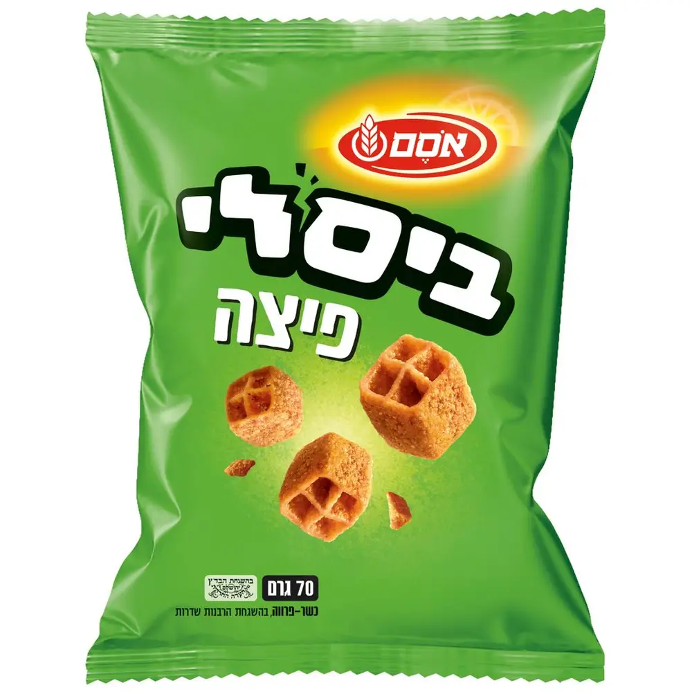 ביסלי פיצה 24*70גרם