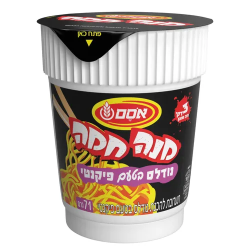 מנה חמה נודלס אטר+ירק פיקנטי 6 6*70גרם