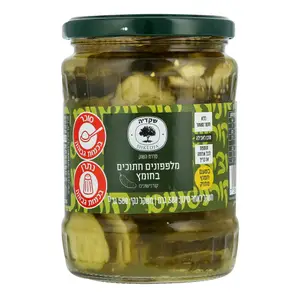 מלפפונים חתוכים בחומץ 500 גר