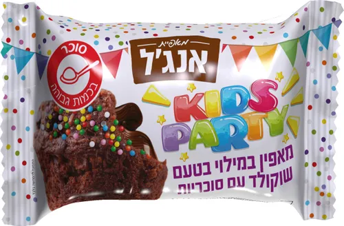 מאפין במילוי בטעם שוקולד עם סוכריות 50 גרם