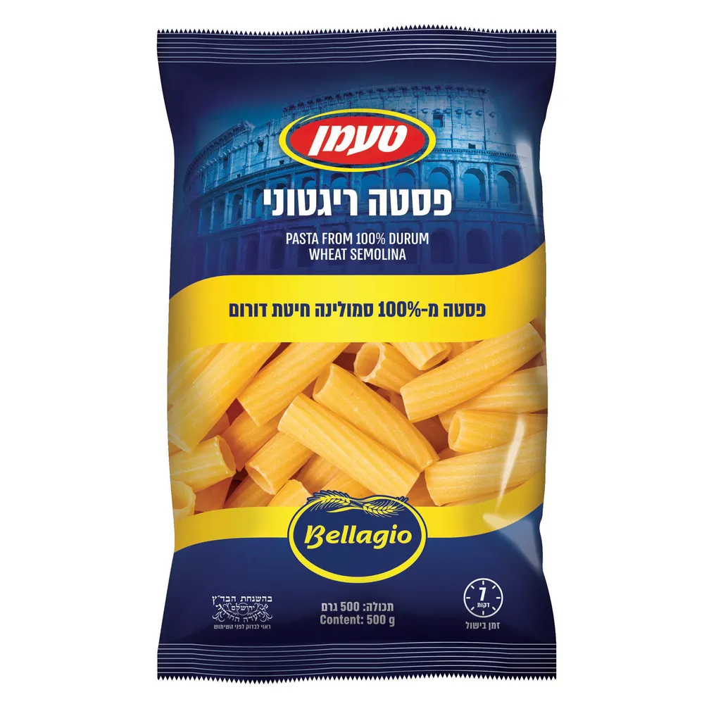 פסטה ריגוטני 500 ג' בדץ טעמן