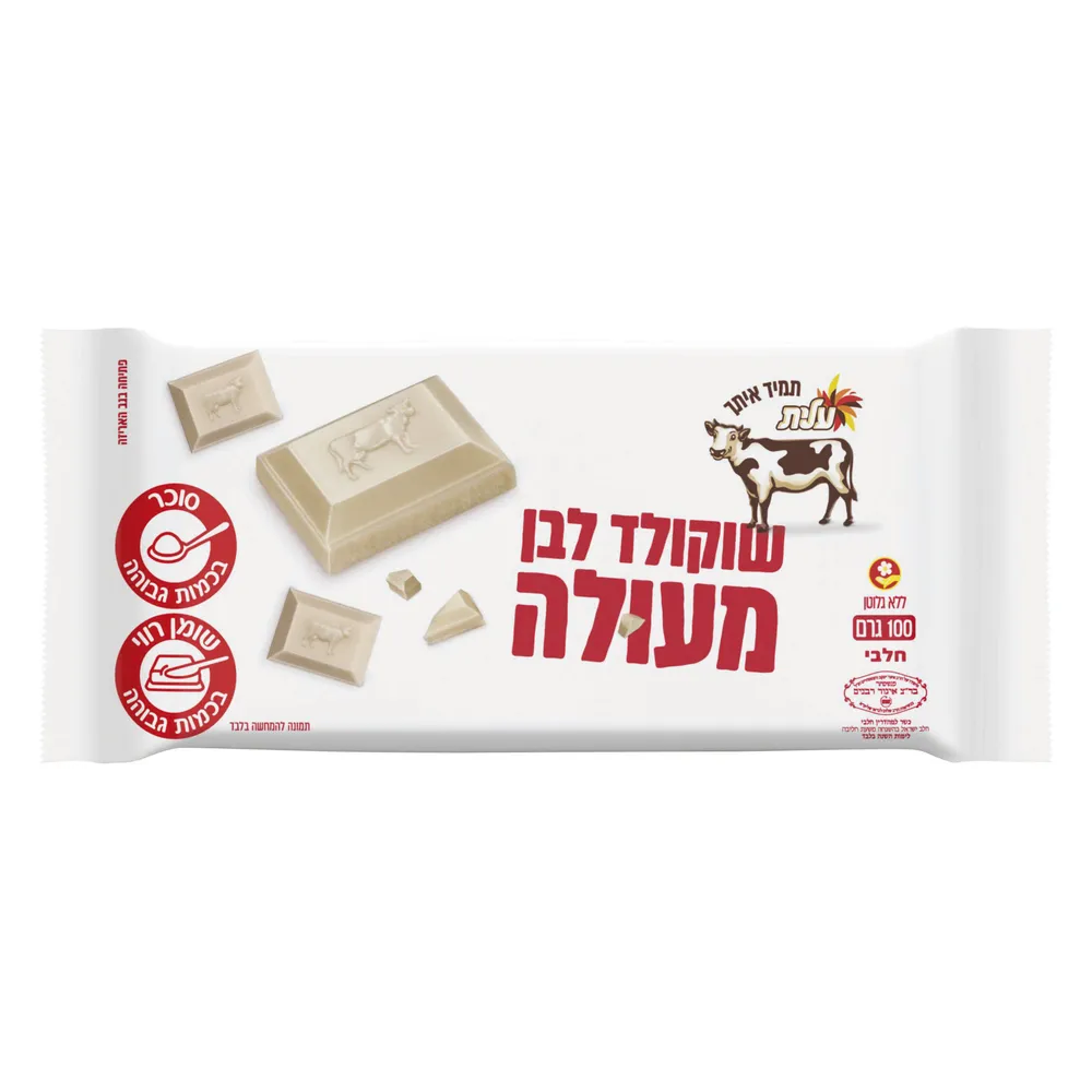 שוקולד פרה לבן 100ג'