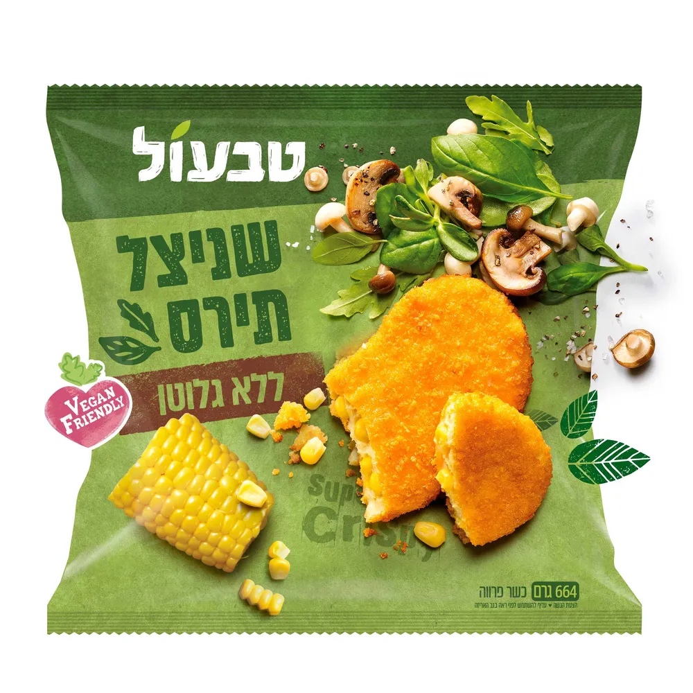 טבעול שניצל תירס ללא גלוטן 6*664גרם