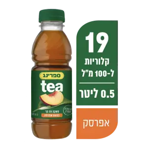 ספרינג תה אפרסק 0.5 2