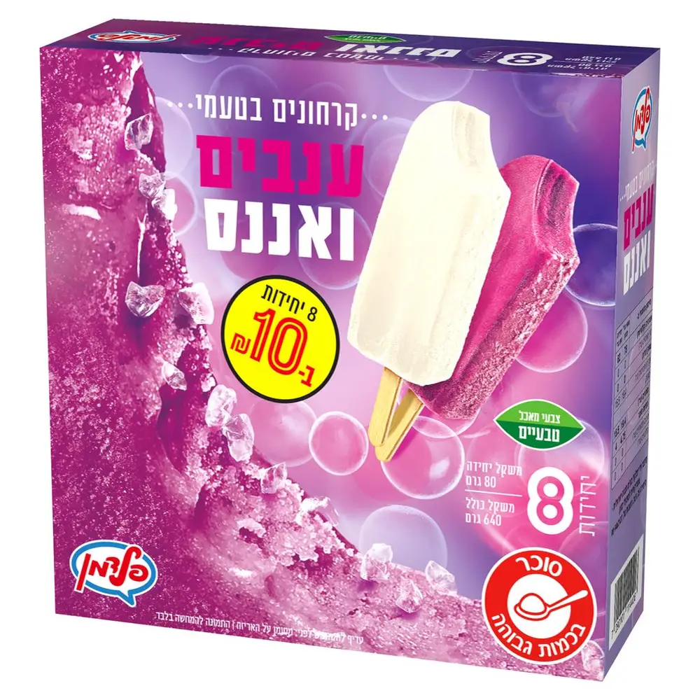 שמיניה קרח ענבים ואננס