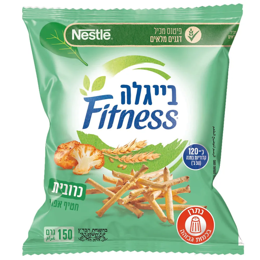 פיטנס בייגלה כרובית 12*150גרם