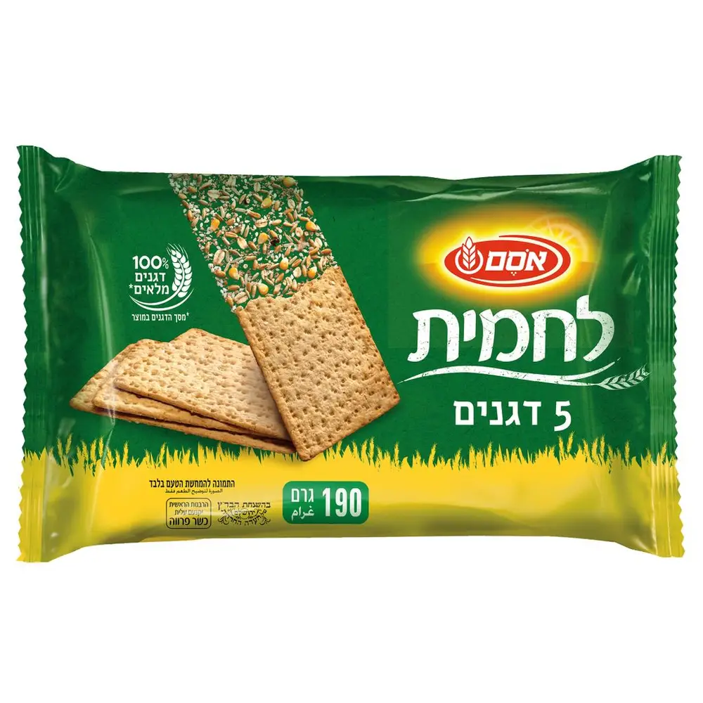 לחמית חמישה דגנים 12*190גרם