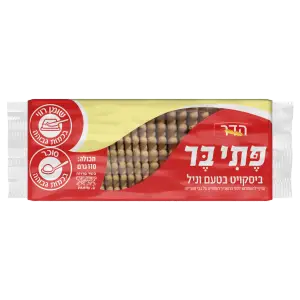 ביסקויט פתיבר וניל 120 גרם הדר