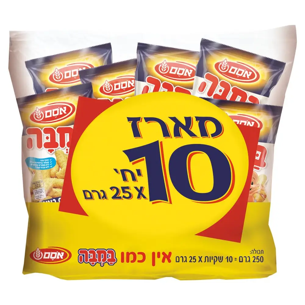 במבה מאח.15 10*25גרם