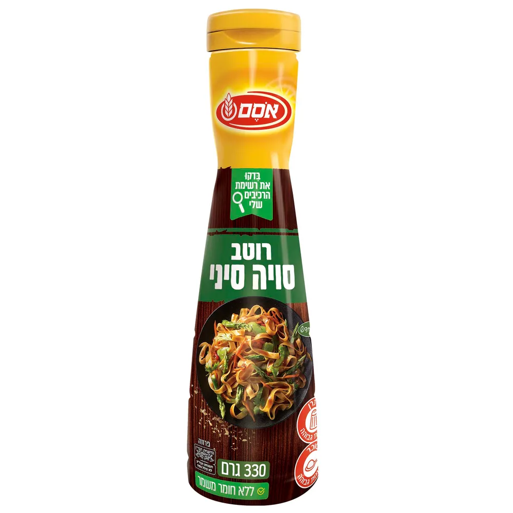 אסם רוטב סויה בסגנון סיני 290מל