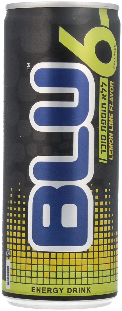 משקה אנרגיה בלו לימון סיקס ללא סוכר 250 מל