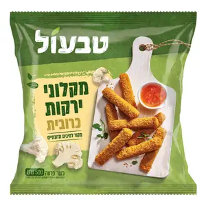 טבעול מקלוני ירקות לבנים 6*500גרם