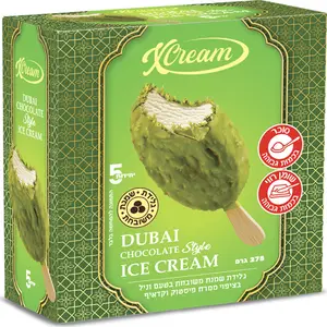 מאגדת גלידת שמנת משובחת XCREAM וניל בשוקולד דובאי 275גרם(9)