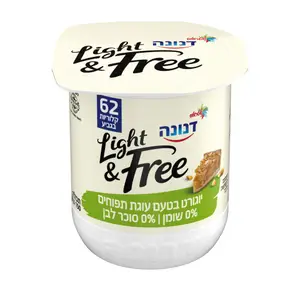 דנונה לייט אנד פרי עוגת תפוחים 150 גרם