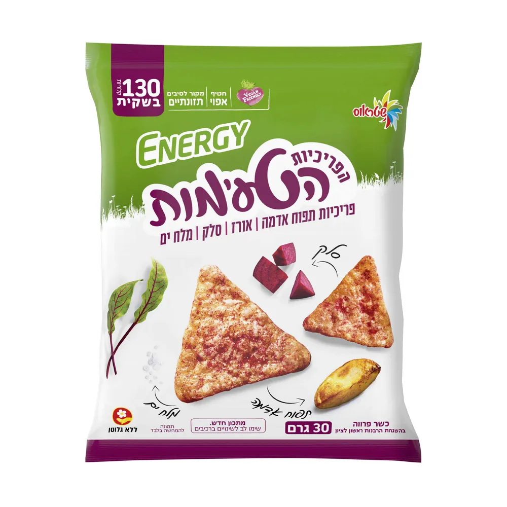 פריכיות משולשות תפוא וסלק