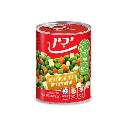 לקט ירקות מעורבים יכין 550 גרם