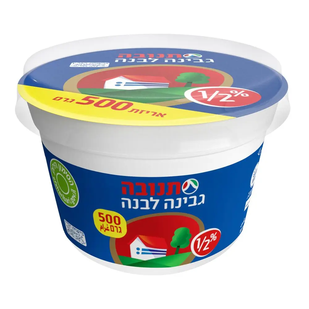 גבינה לבנה 1/2% תנובה ג'500 בדצ