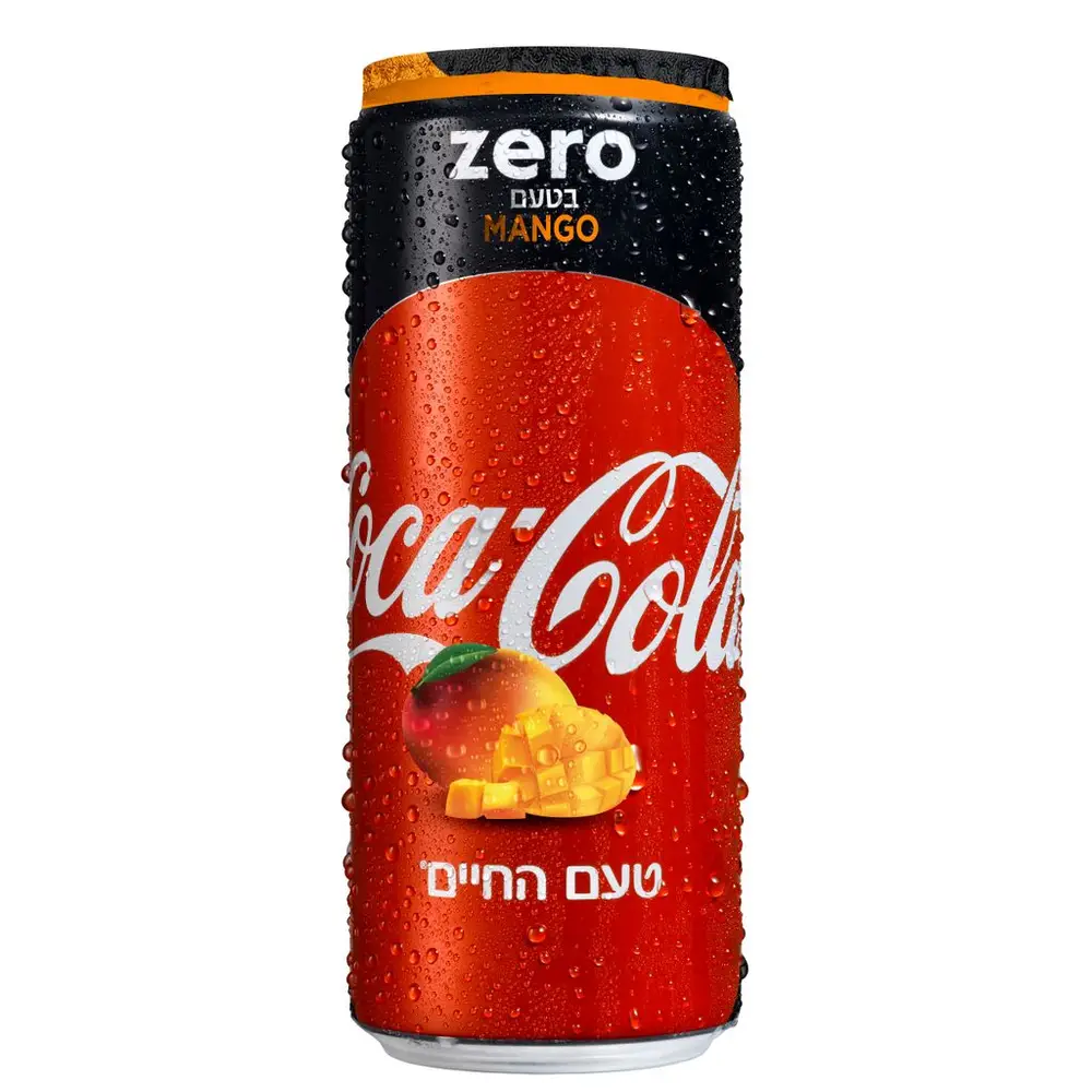 קוקה זירו מנגו פחית 330 מל