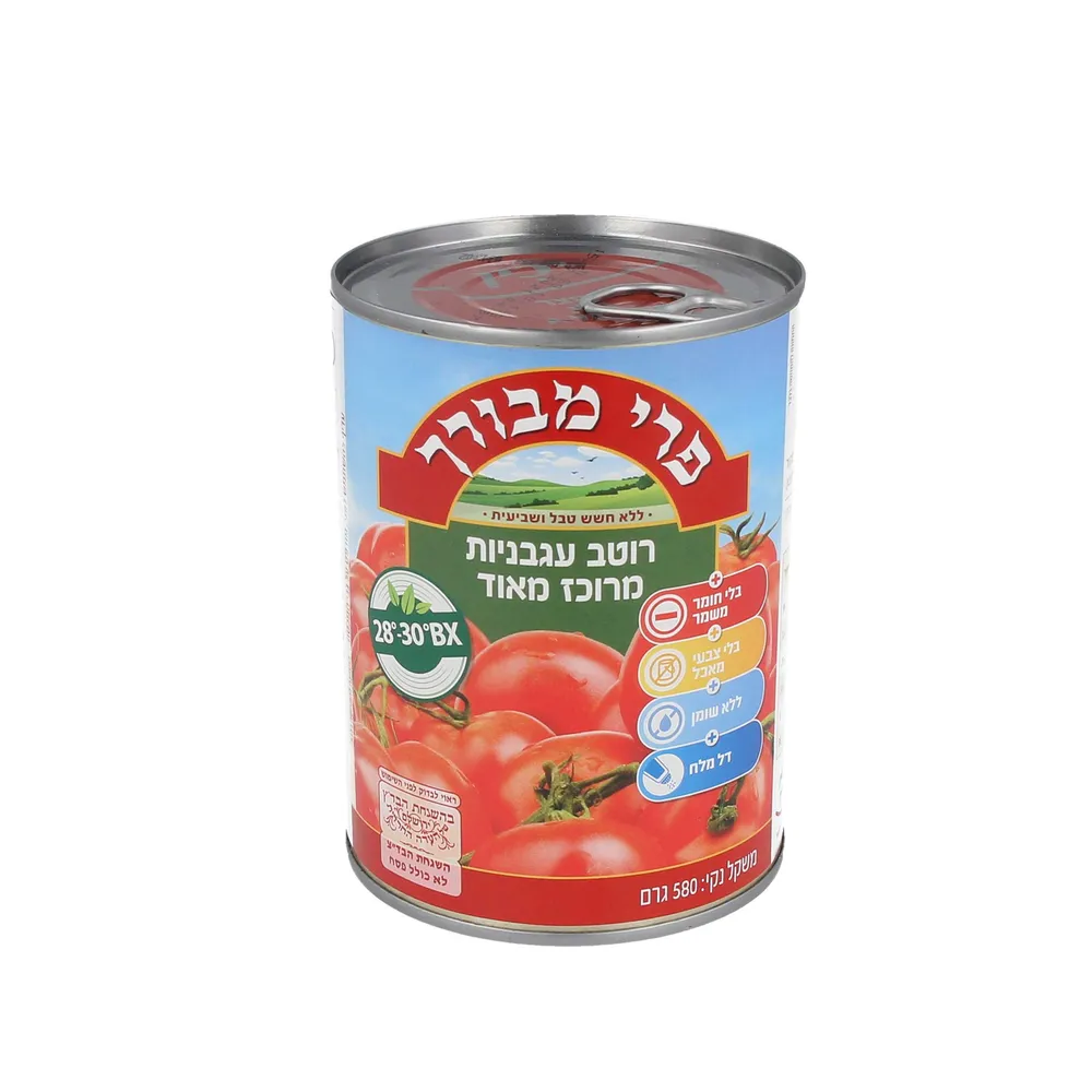 רכז עגבניות 28% בריקס פרי מבורך
