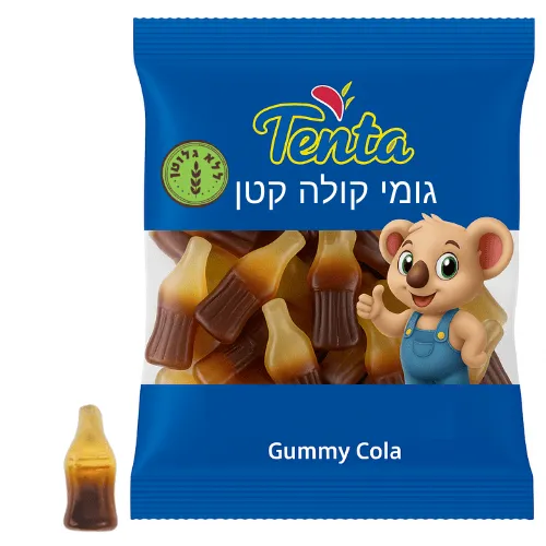 טטו גומי בקבוק קולה קטן חלק 500 גרם