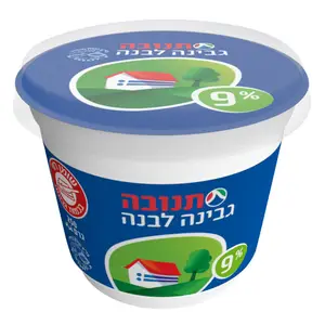 גבינה לבנה תנובה 9% 250 גרם