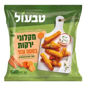 טבעול מקלוני ירקות כתומים 6*500גרם