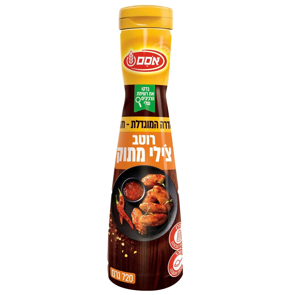 רוטב צ`ילי מתוק אסם 600 מל