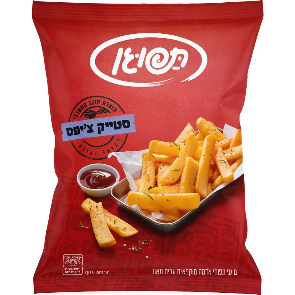 תפוגן סטייק צ'יפס היתר 8*1.5קג