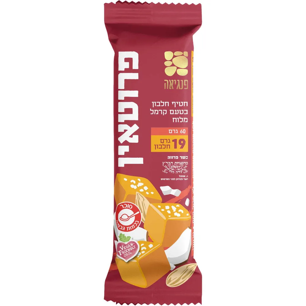 פרוטאין קרמל מלוח 60 גרם