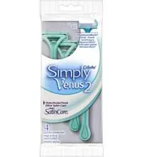 VENUS SIMPLY סכיני גילוח חד פעמי רביעיה