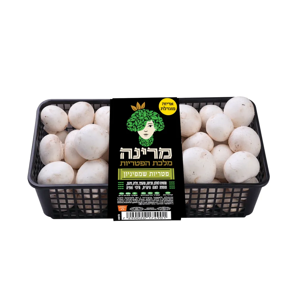 פטריות שמפיניון ארוז יח מוגדלת