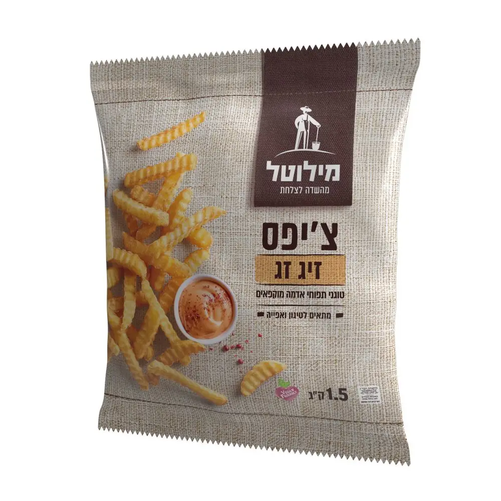ציפס זיגזג מילוטל 1.5 קג
