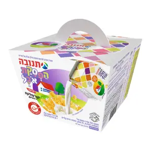 הפסקת אוכל מארז קורנפלקס 30ג' וחלב וניל