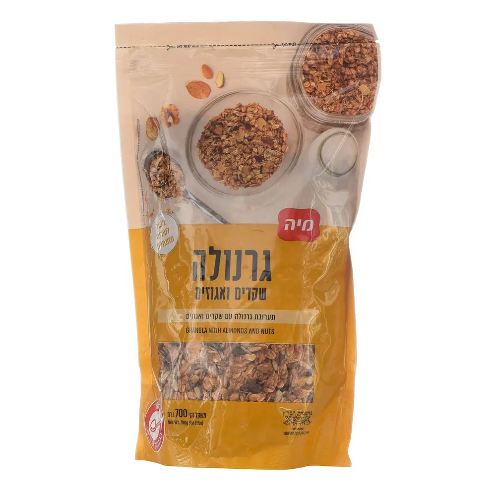 גרנולה שקדים אגוזים