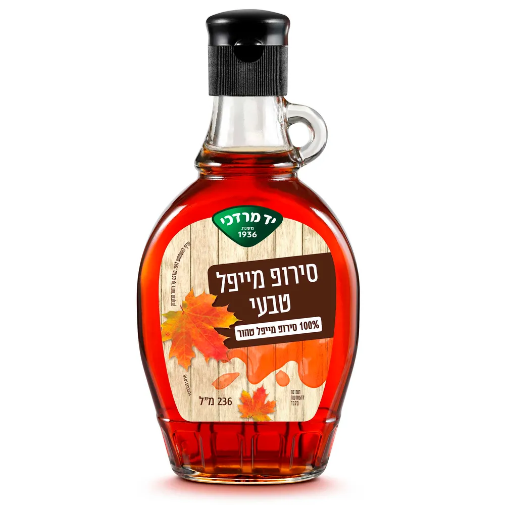 יד מרדכי סירופ מייפל טהור 236מל