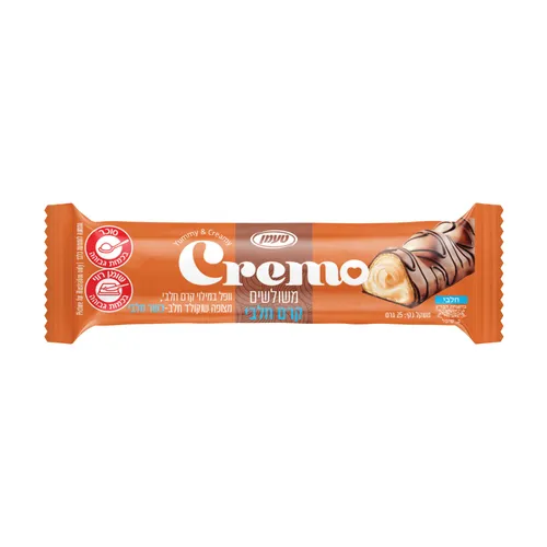 cremo וופל קרם חלבי -בודד