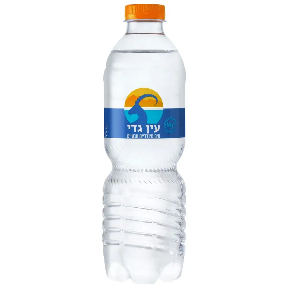 מים מינרליים עין גדי 500 מל פקק שטוח