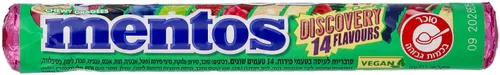 סוכ' מנטוס גליל 14 טעמים 37.5ג'