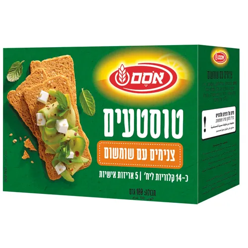 אסם טוסטעים עם שומשום 14*100גרם