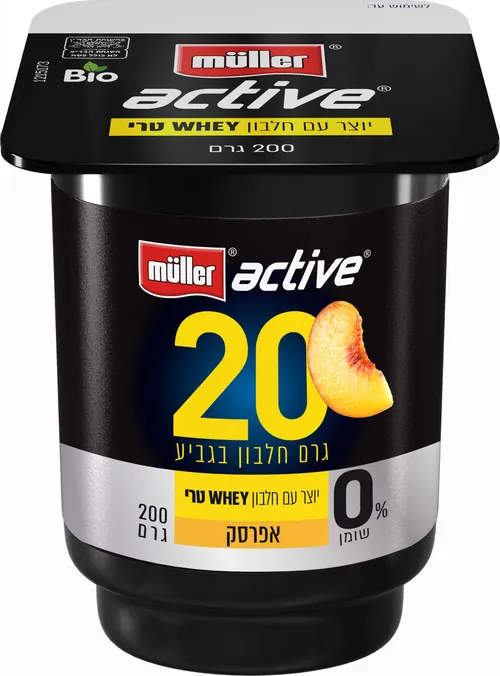 אקטיב לייט חלבון אפרסק 20 גר