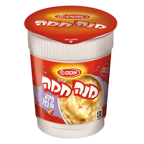 מנה חמה פירה תפוא.ובצל 12*56גרם