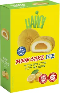 גלידת שמנת משובחת MOON CAKE בצק עוגיות-פאי לימון 240גרם(6)