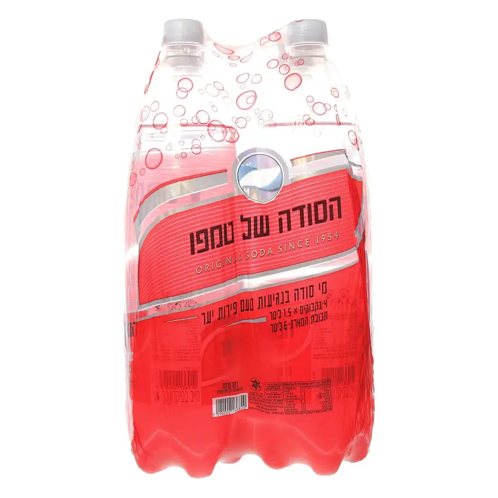 רביעיית סודה פירות יער 1.5 ל'