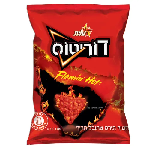 דוריטוס פלמין הוט 185 ג 12 יח