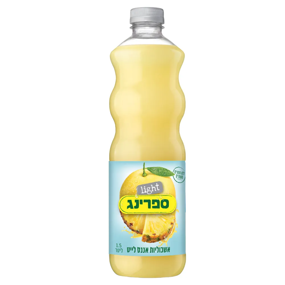 ספרינג אשכוליות אננס דיאט 1.5 ל'