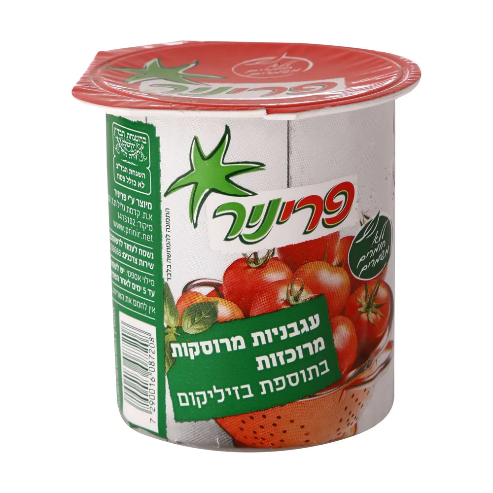 פריניר עגבניות מרוסקות בזיליקום 230 גרם